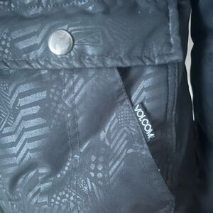 Volcom Black and White Striped Jacket